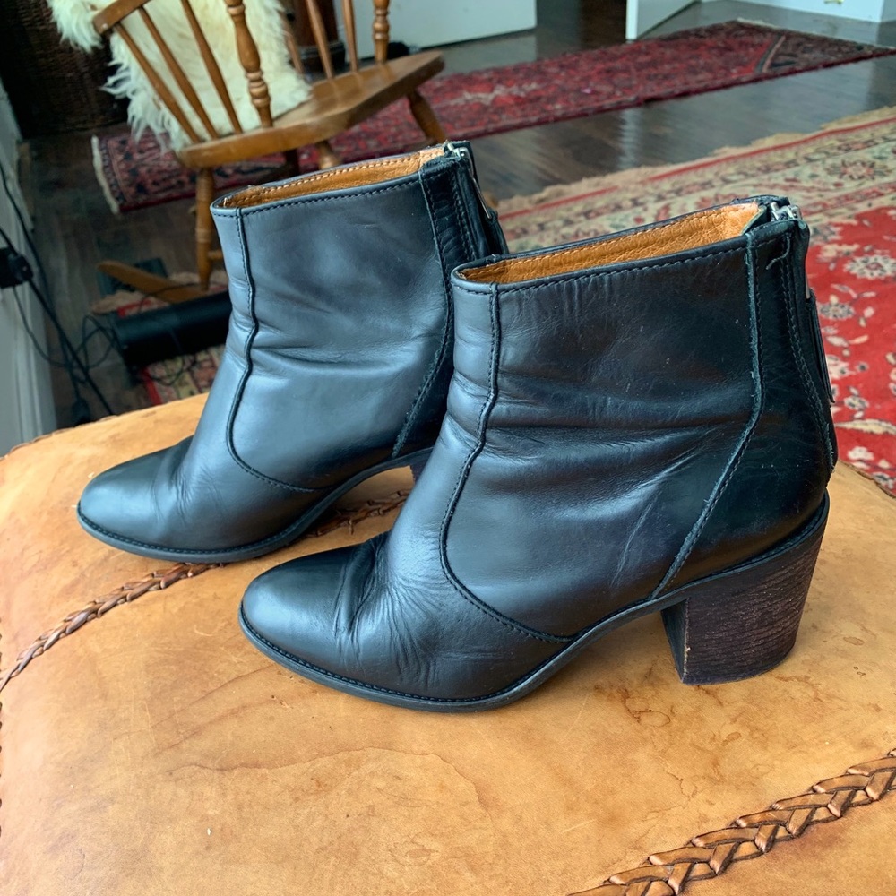 Madewell Black Ames Boots sz. 8